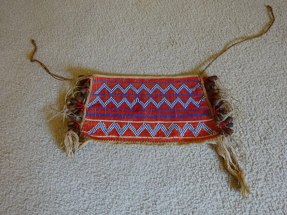 Colorful handmade beadwork